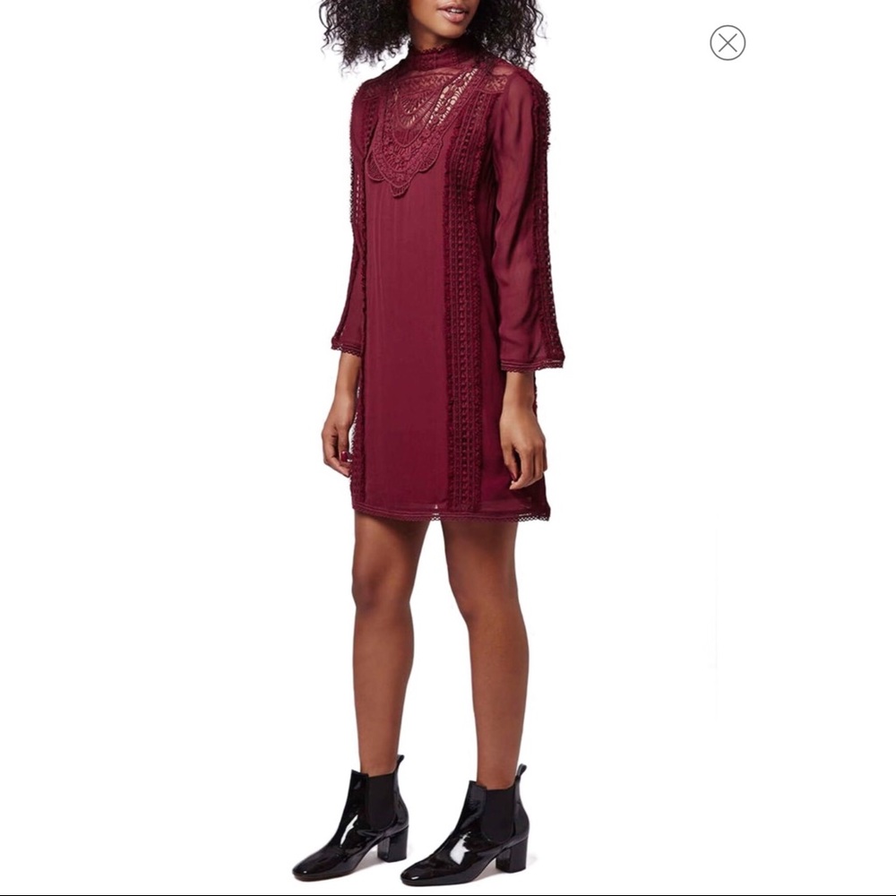 BLOGGER’S FAV TOPSHOP VICTORIAN LACE SHIFT DRESS